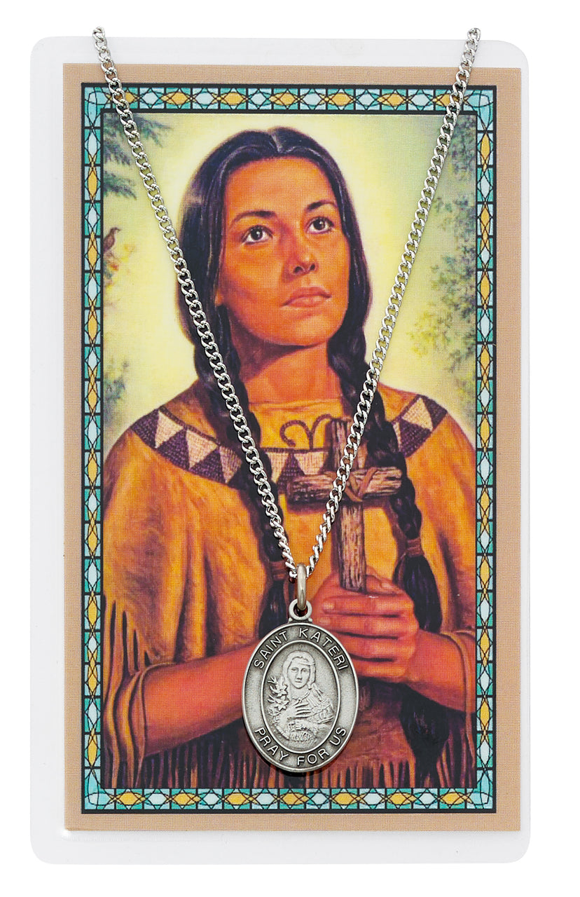 St. Kateri Tekakwitha Prayer Card Set - Unique Catholic Gifts