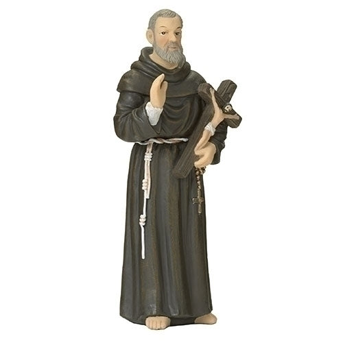 Padre Pio Figurine Statue 4" - Unique Catholic Gifts