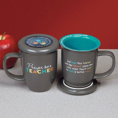 Prayer for a Teacher Mug & Coaster Set - Unique Catholic Gifts