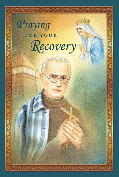 Praying for Your Recovery Greeting Card - Unique Catholic Gifts