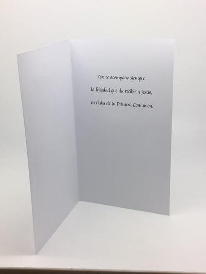 Tarjeta: En Recuerdo Tu Primera Comunión - Unique Catholic Gifts