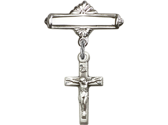 Crucifix Baby Badge - Unique Catholic Gifts