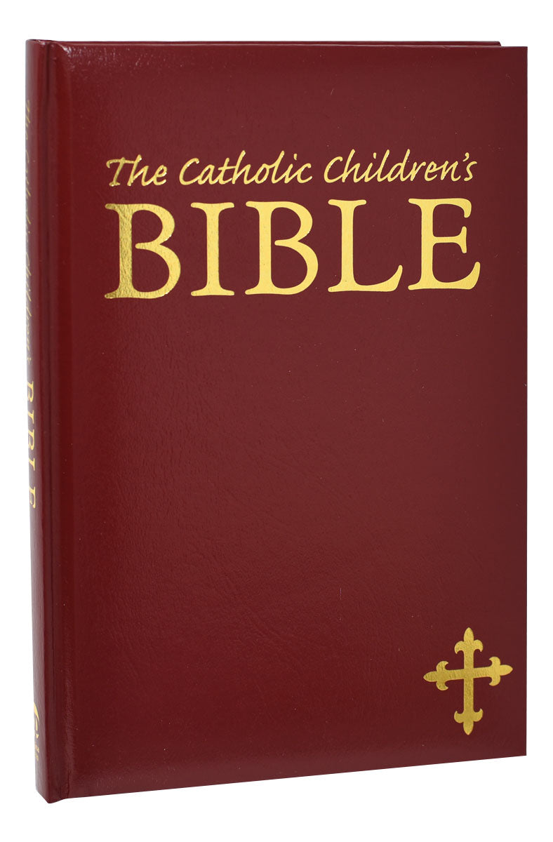 Catholic Children's Bible Maroon Gift Edition - Unique Catholic Gifts