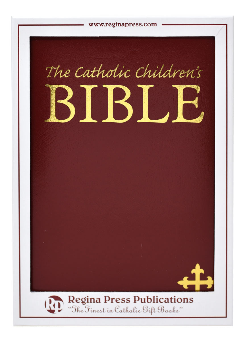 Catholic Children's Bible Maroon Gift Edition - Unique Catholic Gifts