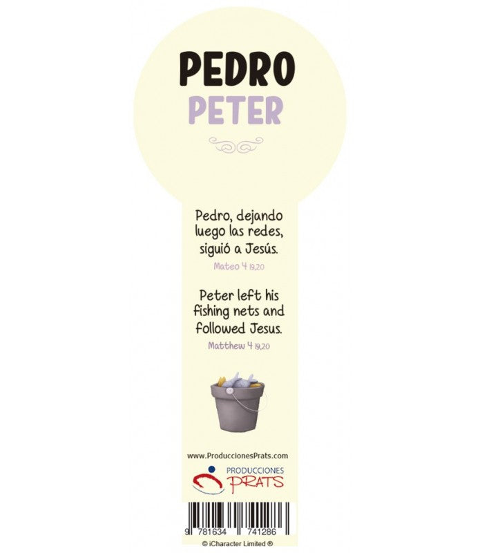 Saint Peter, Pedro 3D Bookmark For Children - Unique Catholic Gifts