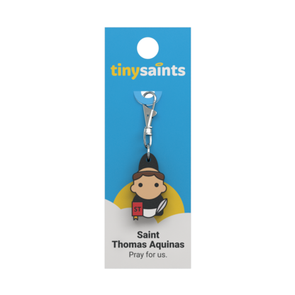 Saint Thomas Aquinas Tiny Saint. - Unique Catholic Gifts