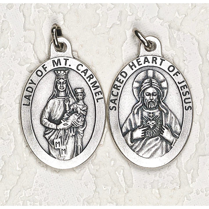 Scapular Double Sided Medal  1 1/2" - Unique Catholic Gifts