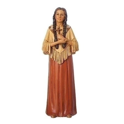 St. Kateri Tekakwitha Statue  6" - Unique Catholic Gifts