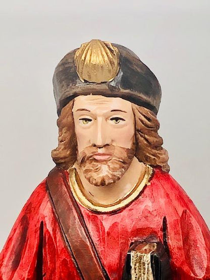 St. James Hand Painted Statue (13") - Unique Catholic Gifts