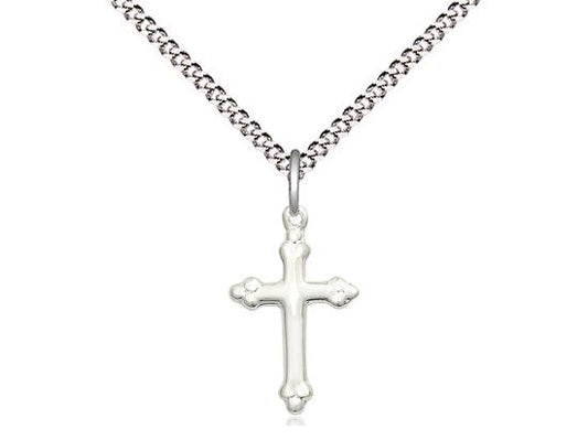 Sterling Silver Cross (5/8") - Unique Catholic Gifts