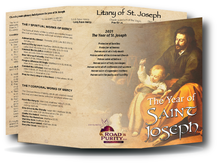 The Year of Saint Joseph Holy Card - Unique Catholic Gifts