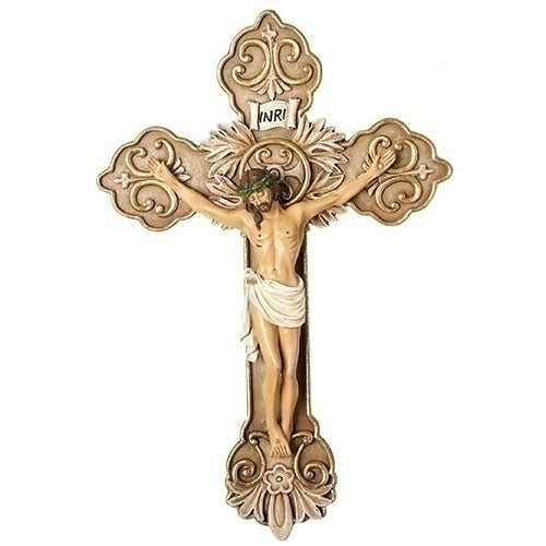 Victorian Style Crucifix 10" - Unique Catholic Gifts