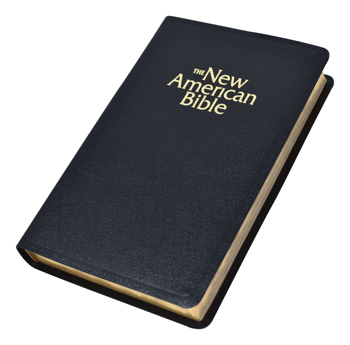 New American Bible (NAB) Deluxe Gift Bible (Bonded Leather) Black - Unique Catholic Gifts