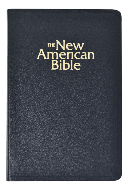 New American Bible (NAB) Deluxe Gift Bible (Bonded Leather) Black - Unique Catholic Gifts