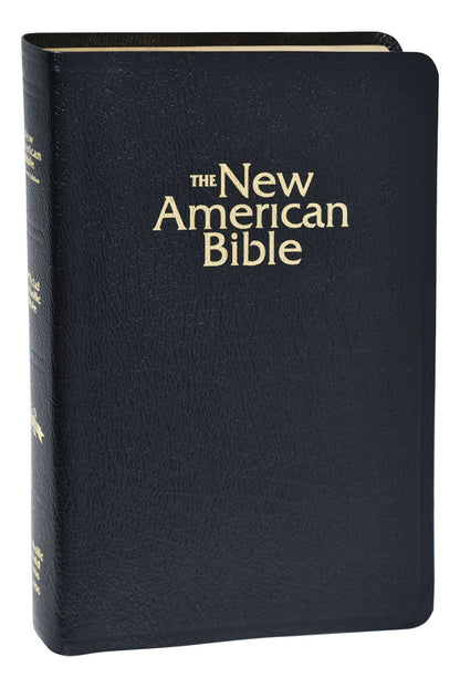 New American Bible (NAB) Deluxe Gift Bible (Bonded Leather) Black INDEXED - Unique Catholic Gifts