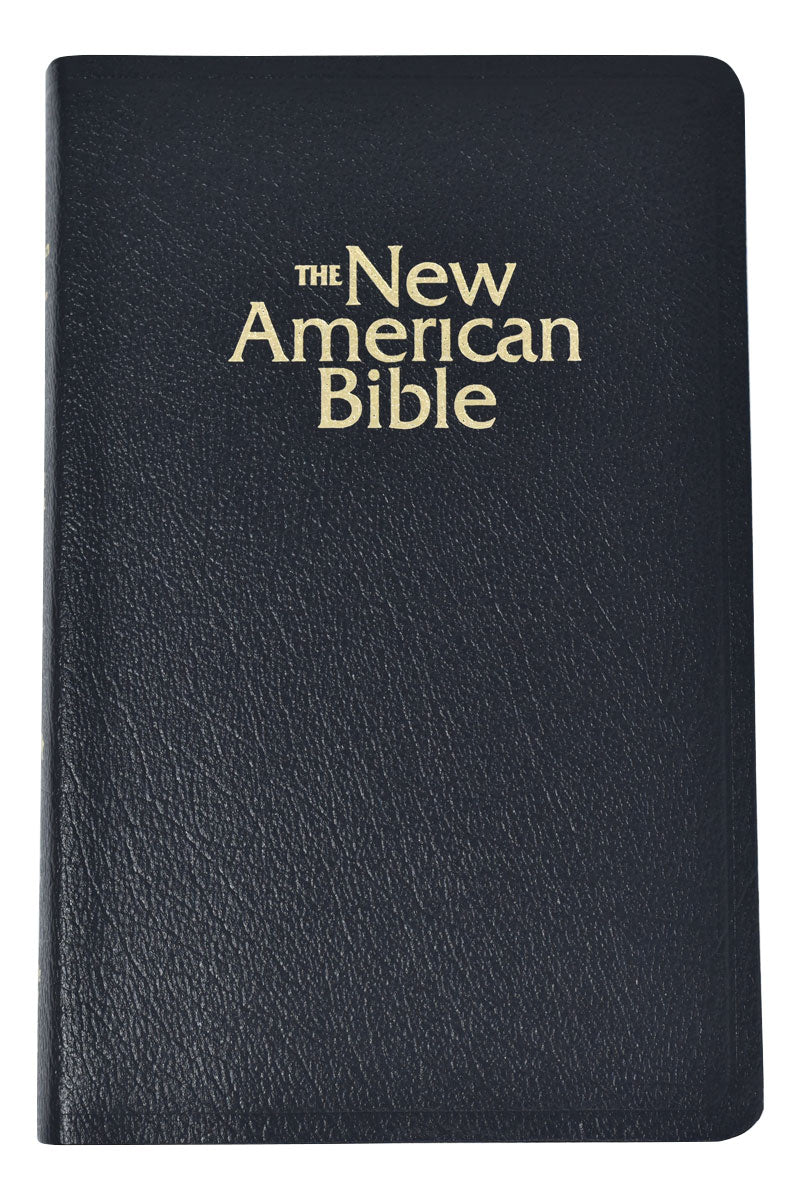 New American Bible (NAB) Deluxe Gift Bible (Bonded Leather) Black INDEXED - Unique Catholic Gifts