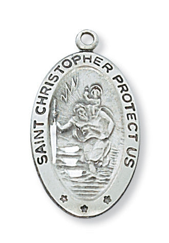 (L311ch) Ss St Chris 18 Ch&bx" - Unique Catholic Gifts