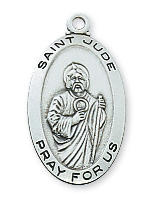 (L500ju) Ss St Jude 18 Ch&bx" - Unique Catholic Gifts