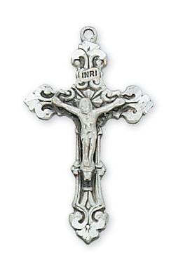 Sterling Silver Crucifix (1") on 18" chain - Unique Catholic Gifts