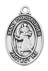 (L739) Ss St. Christopher 16 Ch&bx" - Unique Catholic Gifts