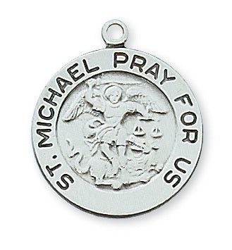 (L415mk) Ss St Michael 18 Ch&bx" - Unique Catholic Gifts