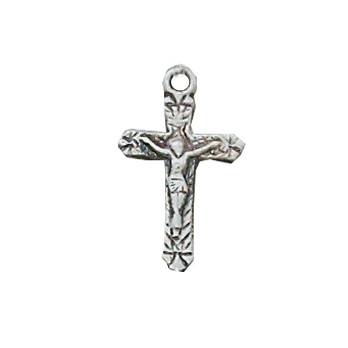 (L66) Ss Crucifix 16ch&bx" - Unique Catholic Gifts