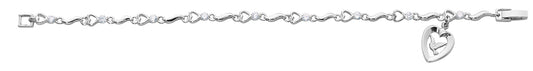 (Br417) 7 1/2 Cubic Zirconia Bracelet" - Unique Catholic Gifts