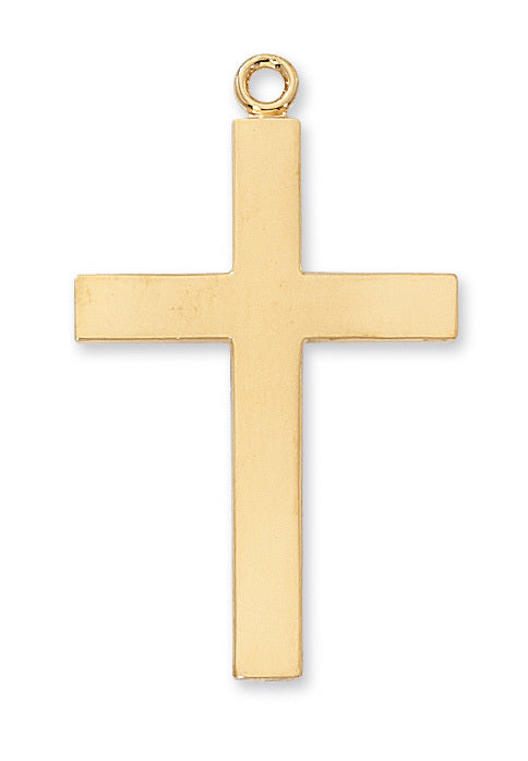 (J8020) G/ss Lords Prayer Cross 24ch" - Unique Catholic Gifts