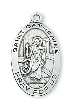 (L500ct) Ss St Catherine Alexan 18ch" - Unique Catholic Gifts