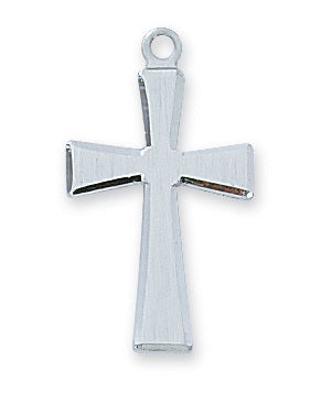 (L7011) Ss Cross 18 Ch&bx" - Unique Catholic Gifts