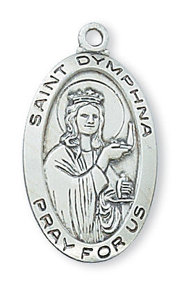 (L500dy) Ss St Dymphna 18 Ch&bx" - Unique Catholic Gifts