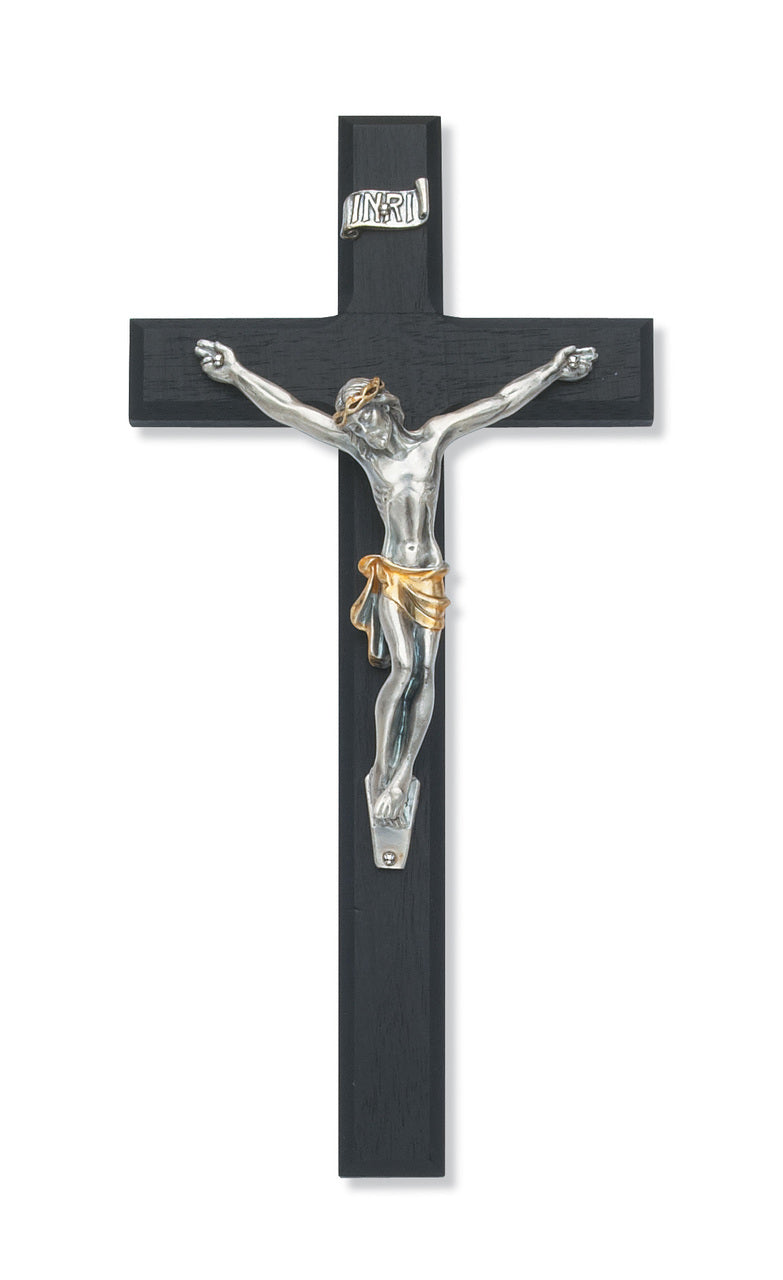 (79-28) 10" Black Cfx Tutone Corpus - Unique Catholic Gifts