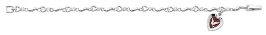 (Br416) 7 1/2" Cubic Zirconia Bracelet - Unique Catholic Gifts