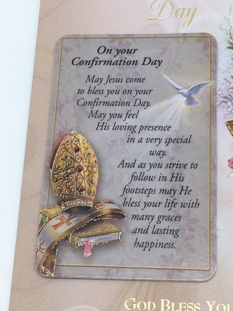 Confirmation Greeting Card for a Son - Unique Catholic Gifts