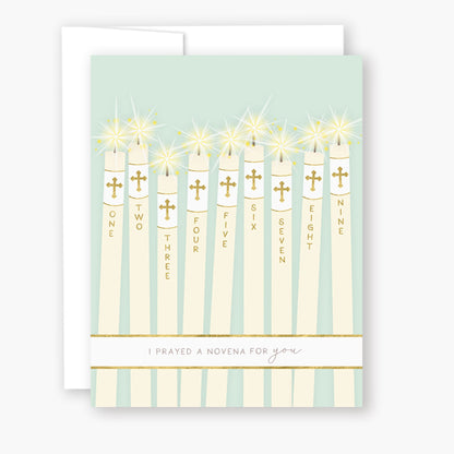 Generic Novena Card | Mint Green - Unique Catholic Gifts