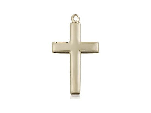 Gold Cross (7/8") - Unique Catholic Gifts