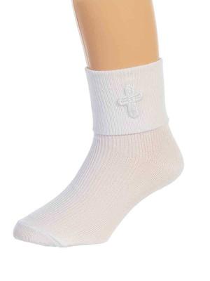 Baptismal Socks Uni-Sex (Size 0-0) - Unique Catholic Gifts