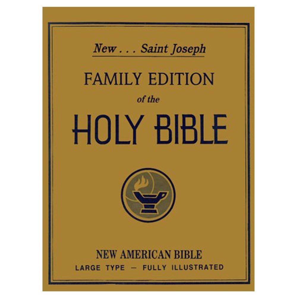 ST. JOSEPH Holy Bible - Family Edition/New Catholic Bible, Large Print NCB - Unique Catholic Gifts