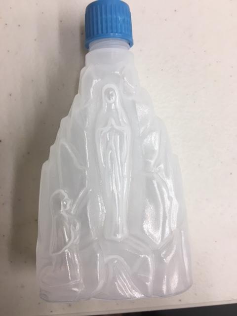 Extra Large Our Lady of Lourdes Holy Water Bottle