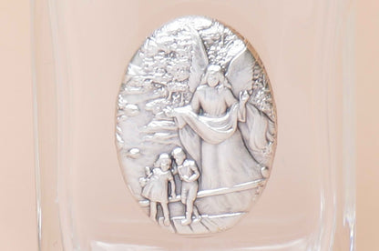 Guardian Angel Holy Water Glass Bottle - Unique Catholic Gifts