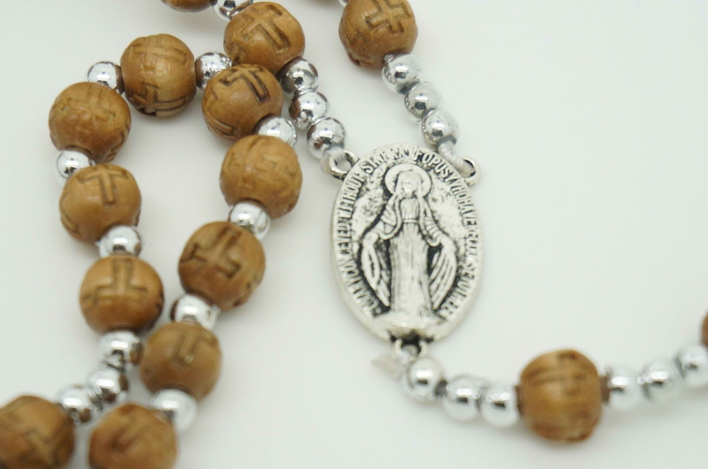 Wood Rosary,"Holy Rosary" book, Bag - Unique Catholic Gifts