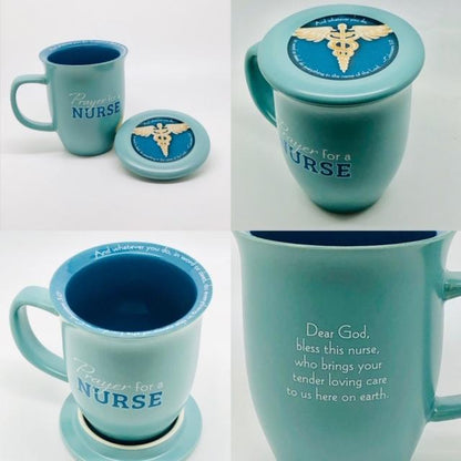 Prayer for a Nurse Mug and Coaster Set - Unique Catholic Gifts