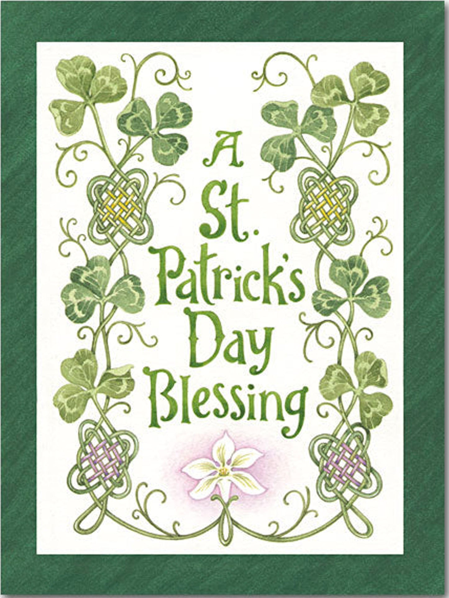 A Saint Patrick’s Day Blessing St. Patrick’s Day Card Greeting Card - Unique Catholic Gifts