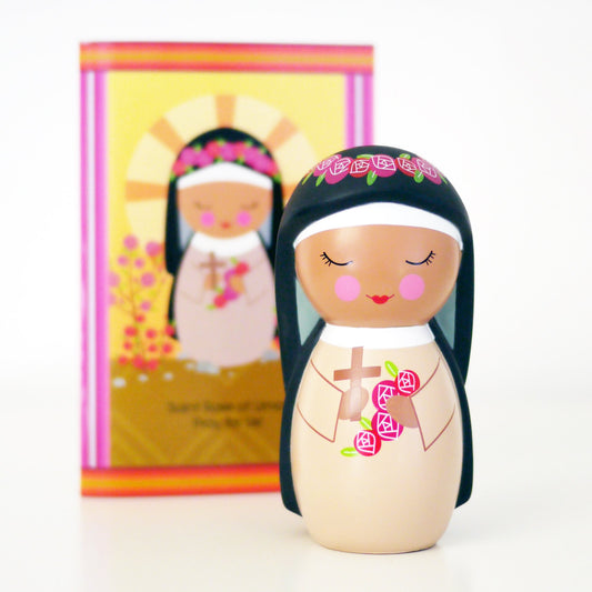 Saint Rose of Lima Shining Light Doll - Unique Catholic Gifts