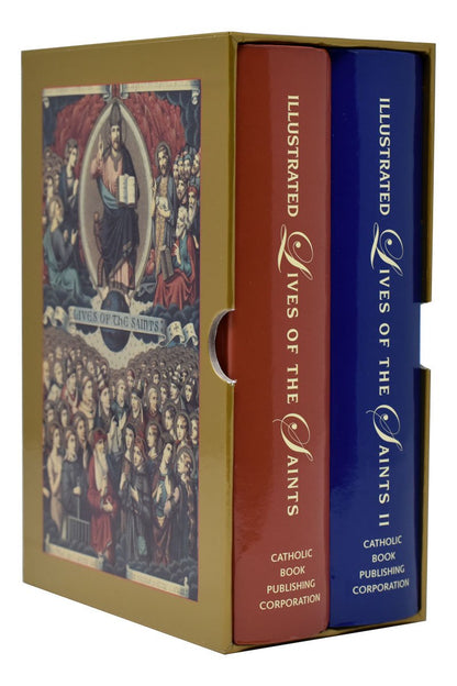 Illustrated lives of the Saints (Set) Volumes 1 and 2 - Unique Catholic Gifts