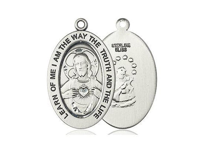 Scapular Oval Medal (1 x 5/8") - Unique Catholic Gifts