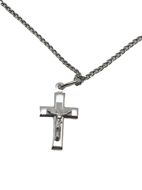 Sterling Silver Crucifix (1/2") - Unique Catholic Gifts